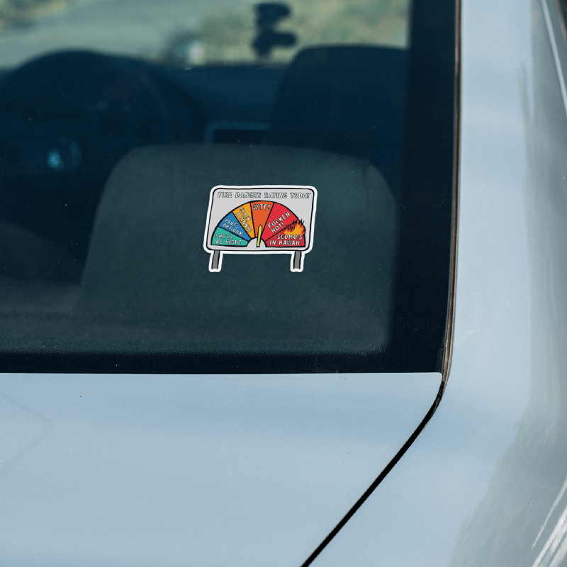 Aussie Fire Danger Rating 🚒 - Sticker