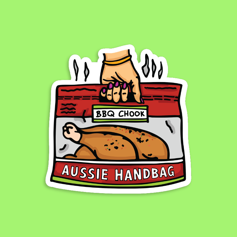Aussie Handbag 🍗 – Sticker