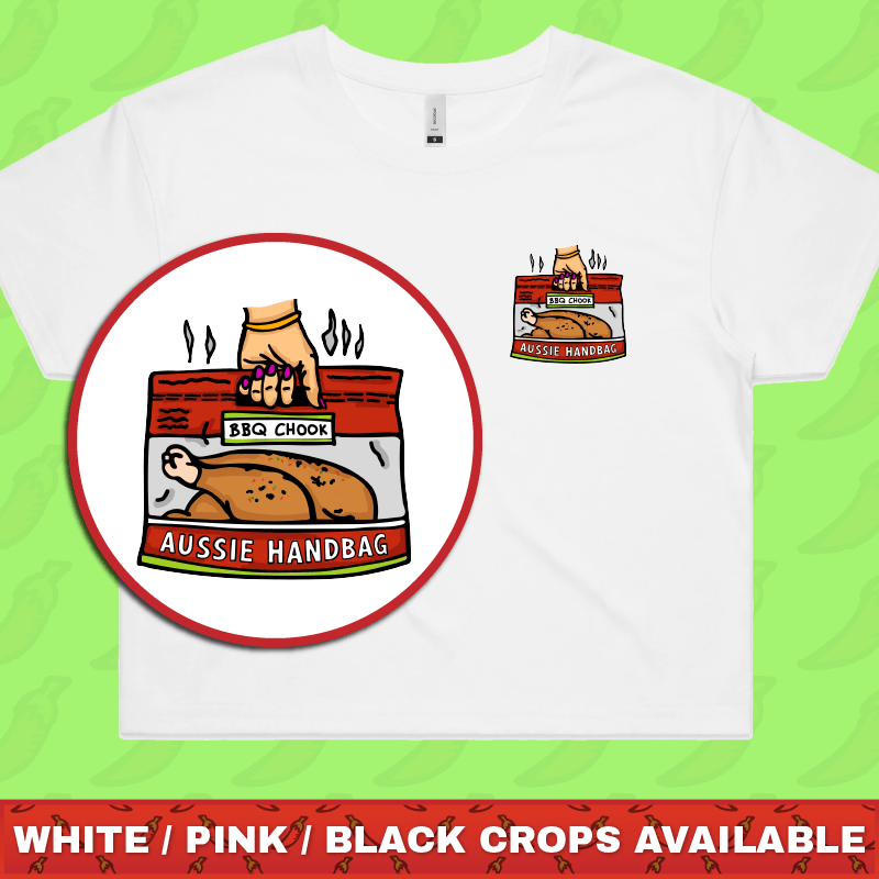 Aussie Handbag ๐ โ Women's Crop Top