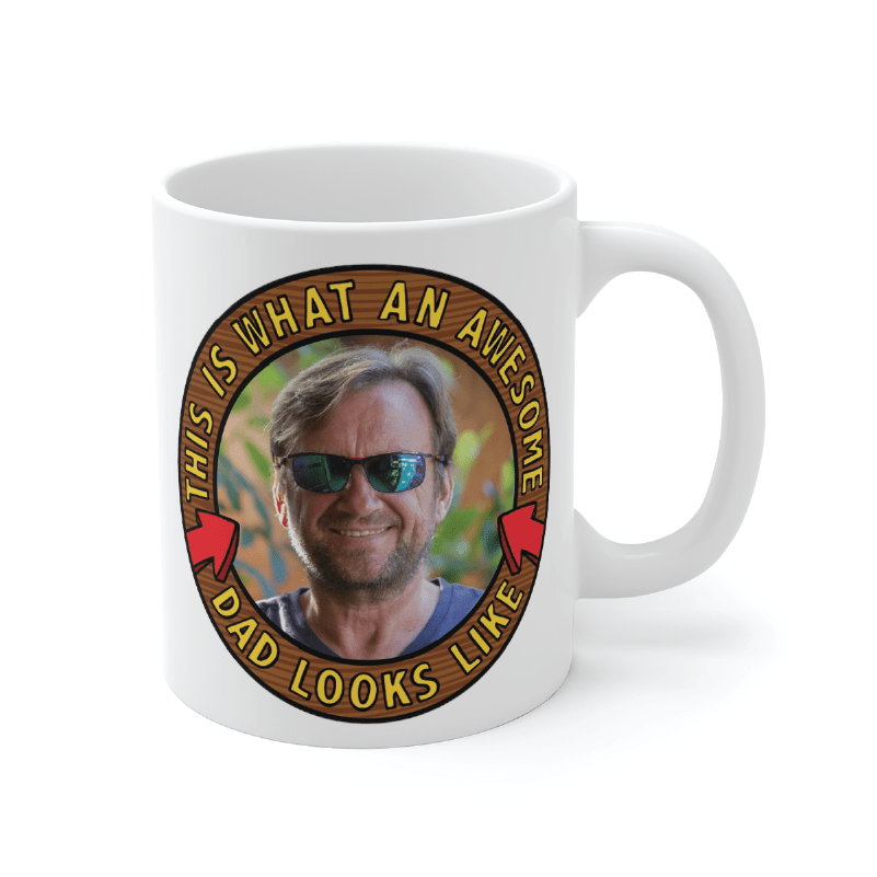 Awesome Dad ☝️ - Customisable Coffee Mug