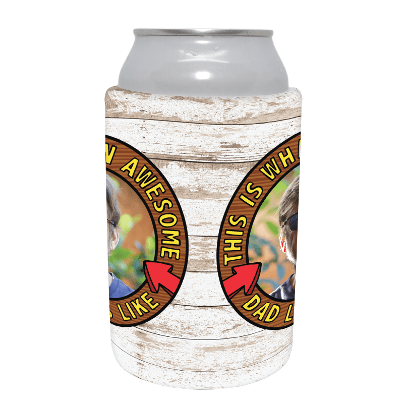 Awesome Dad ☝️ - Customisable Stubby Holder