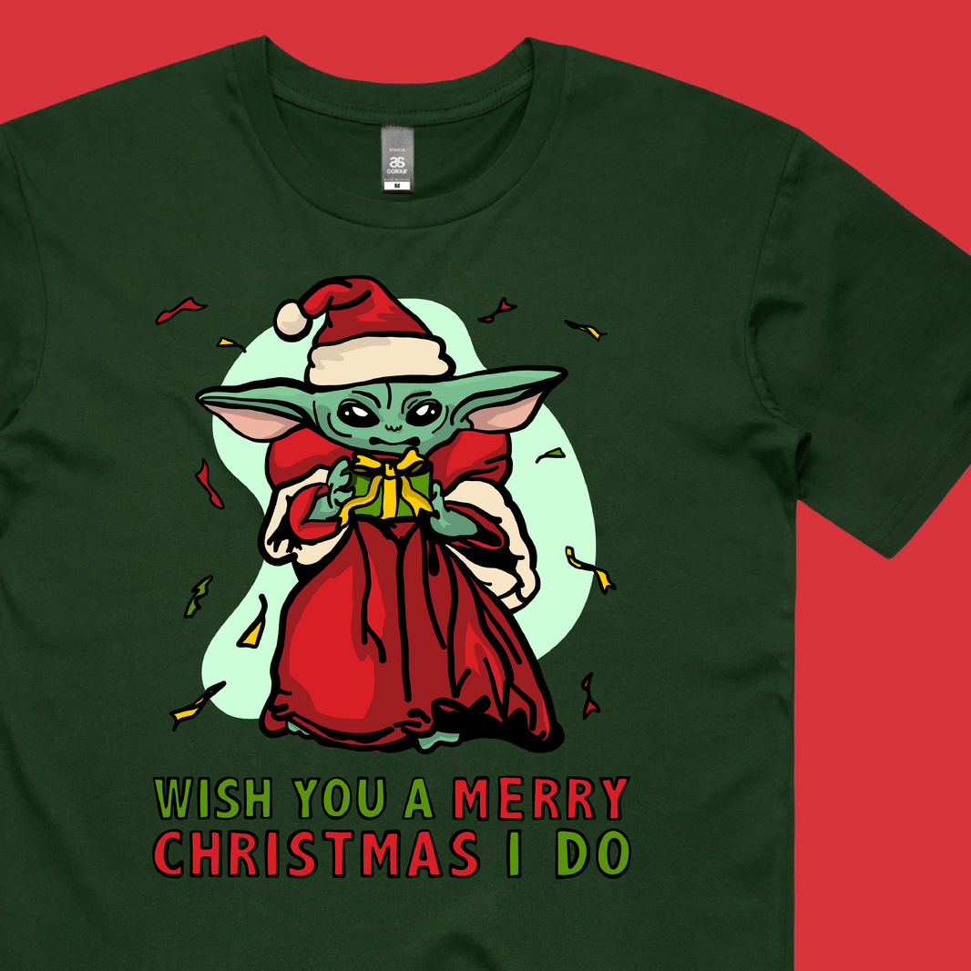 Baby Yoda Christmas ๐ถ๐ - Men's T Shirt