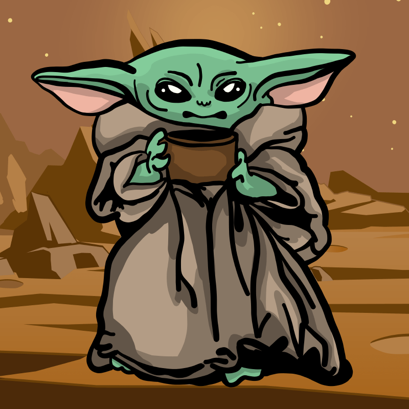 Baby Yoda 👽 - Stubby Holder