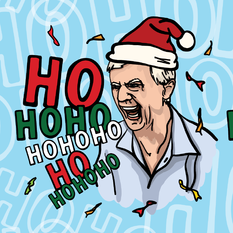 Barking Dog Man Christmas 🗣️🎄 - Stubby Holder