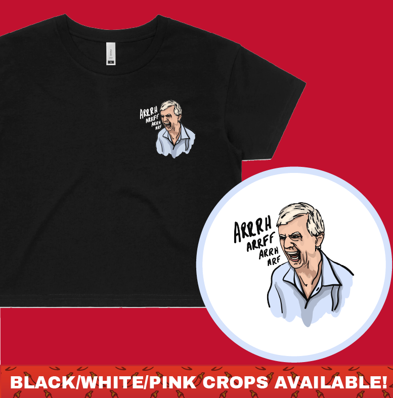 BARKING DOG MAN 🗣️ - Women's Crop Top