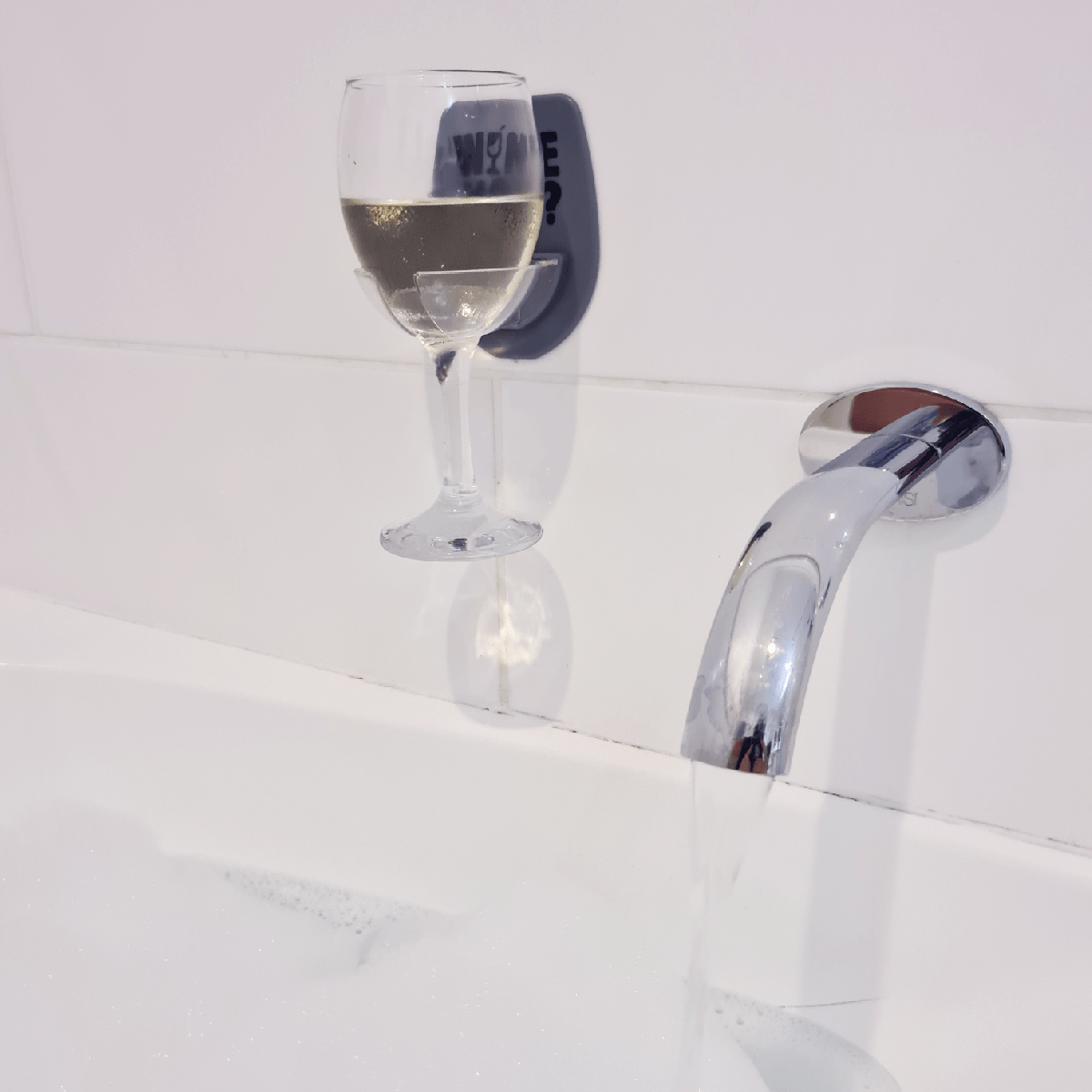 Bath Wine - Stick On Wine Holder