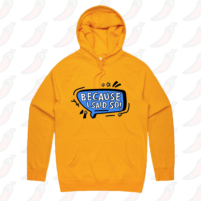 Because I Said So ๐จ๏ธ โ Unisex Hoodie