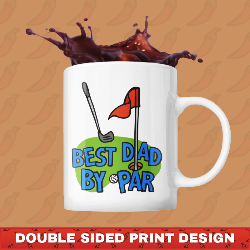 Best Dad By Par Green โณ - Coffee Mug