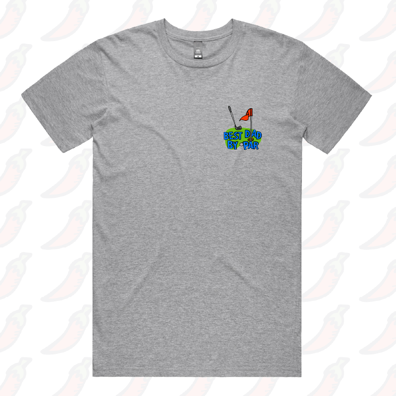 Best Dad By Par Green ⛳ - Men's T Shirt