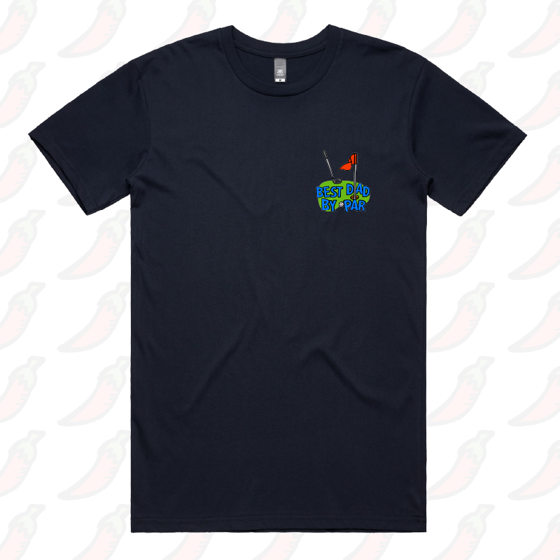 Best Dad By Par Green ⛳ - Men's T Shirt