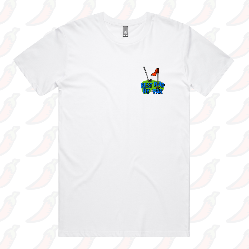 Best Dad By Par Green ⛳ - Men's T Shirt