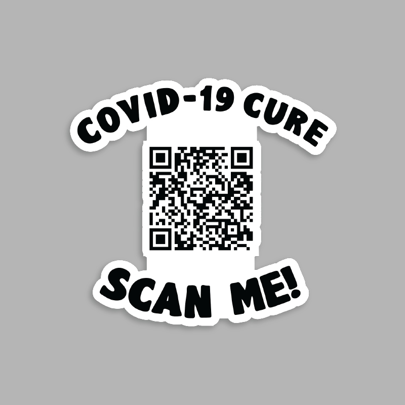 Big Barry UNCENSORED QR Prank ๐ - Sticker