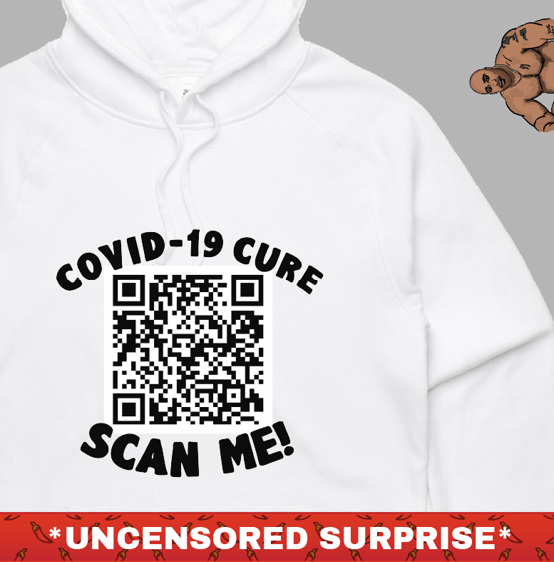 Big Barry UNCENSORED QR Prank 🍆  - Unisex Hoodie