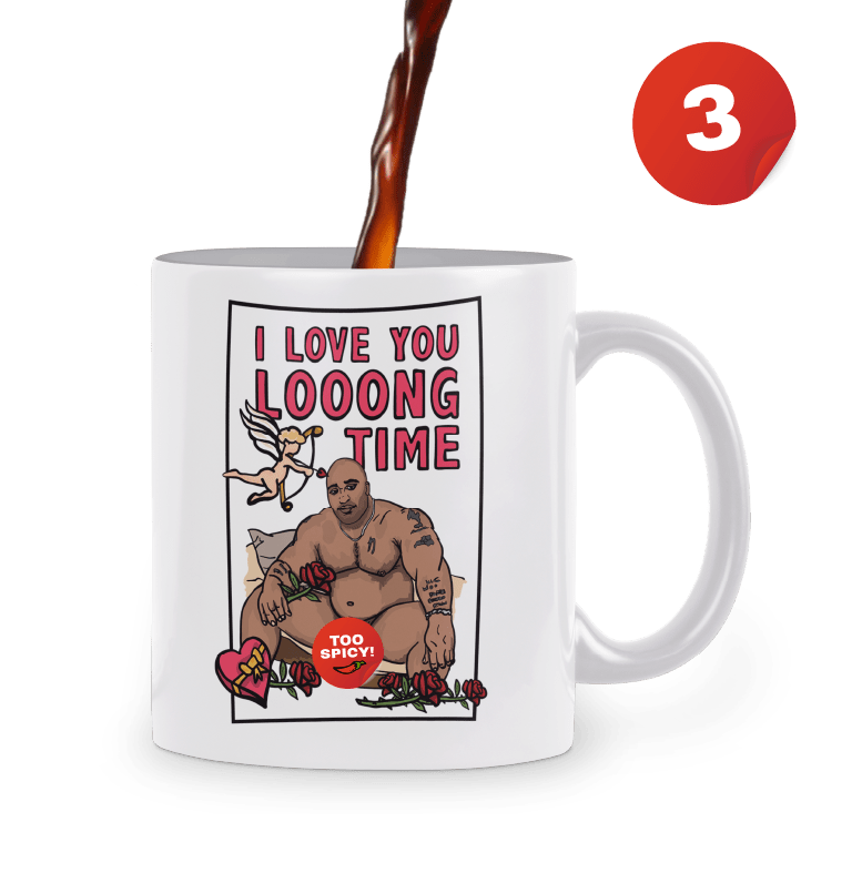 Big Barry Valentine 🌹🍆 - Magic Mug