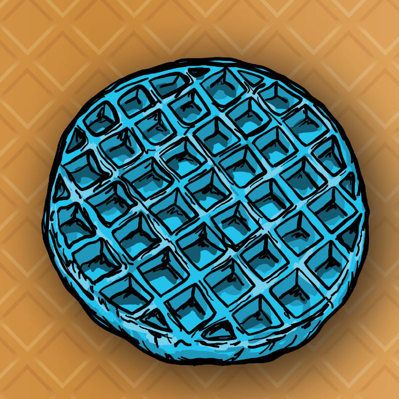 Blue Waffle 🧇🤮 - Stubby Holder