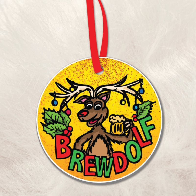 Brewdolf 🦌🍺 - Christmas Ornament