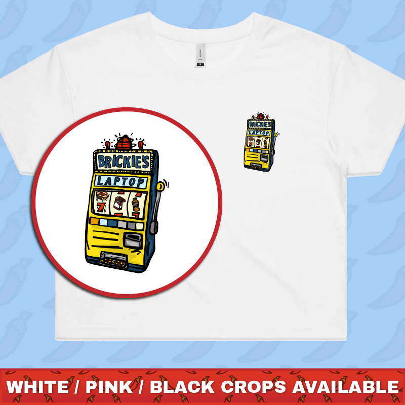 Brickie’s Laptop 🎰 - Women's Crop Top