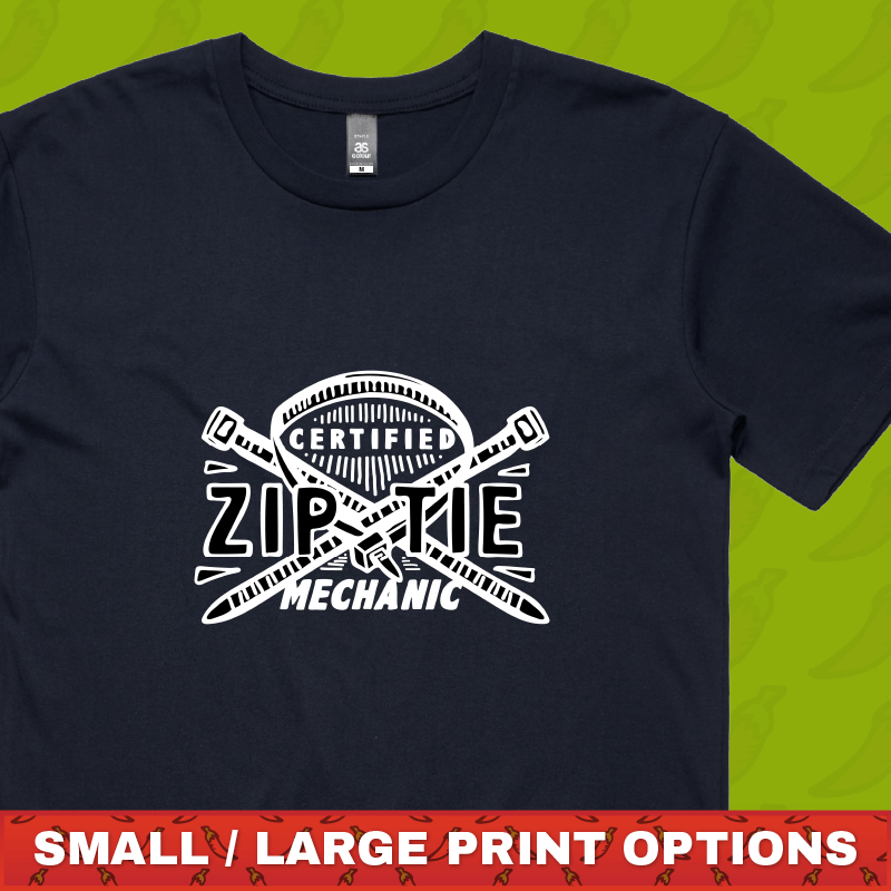 Certified Ziptie Mechanic ๐ง โ Men's T Shirt