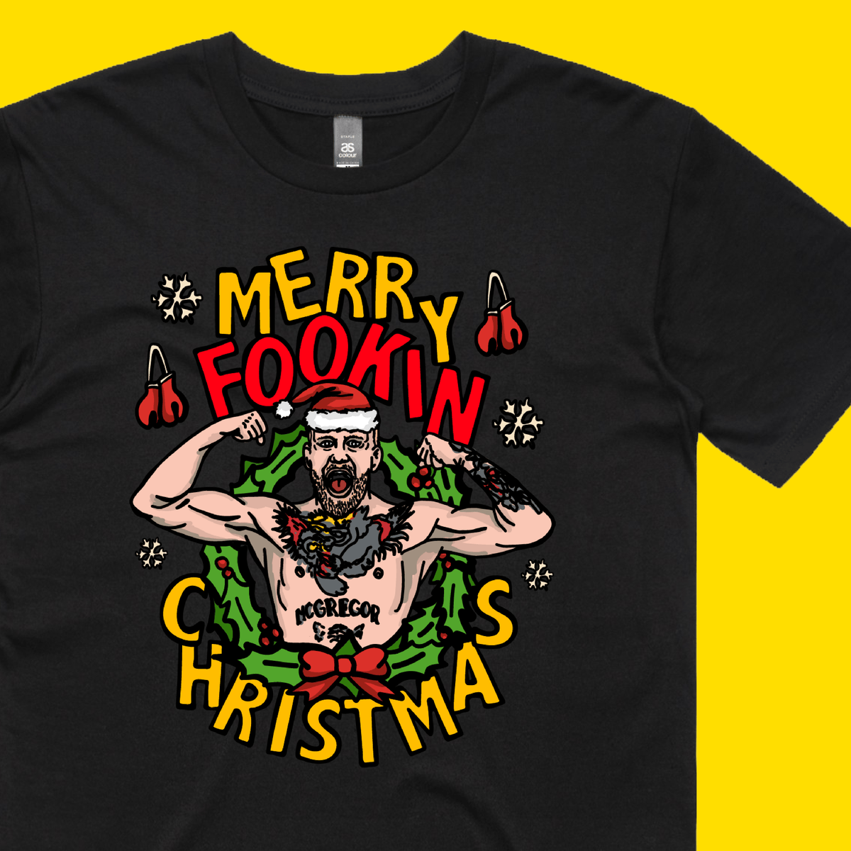 Conor McGregor Christmas 💪🎄 – Men's T Shirt