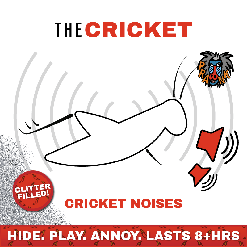 Cricket ๐ฆ๐ - Joker Hiding Noise Prank (Sound + Glitter)