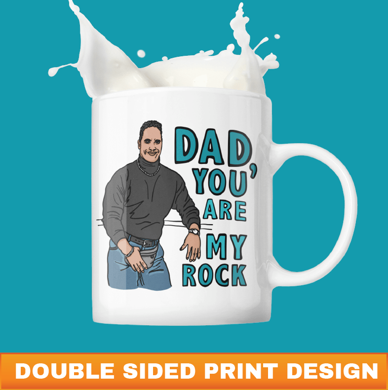 Dad You Are My Rock 💪🏾 - Coffee Mug