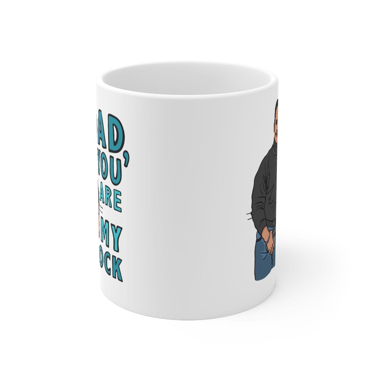 Dad You Are My Rock 💪🏾 - Coffee Mug