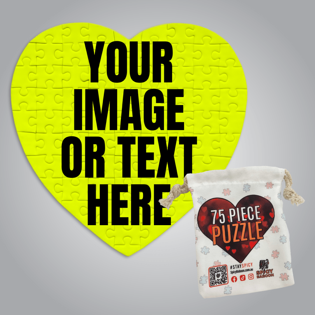 Design Your Own Heart! 🧩 - Personalised Jigsaw Puzzle