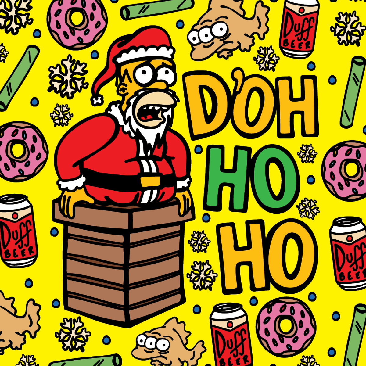Doh Ho Ho 🎅🍩 – Stubby Holder