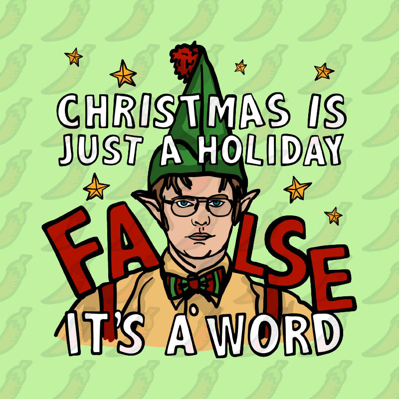 Dwight Christmas 👩🌾🎄- Tank