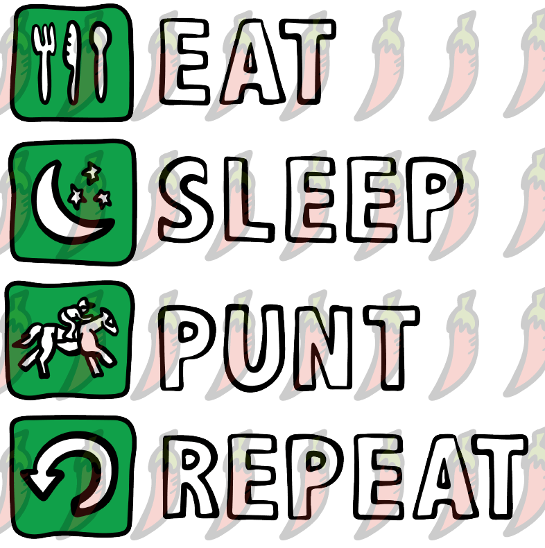 Eat Sleep Punt Repeat 🏇 - Coffee Mug