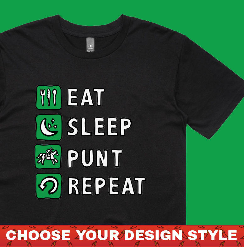 Eat Sleep Punt Repeat 🏇 - Men's T Shirt