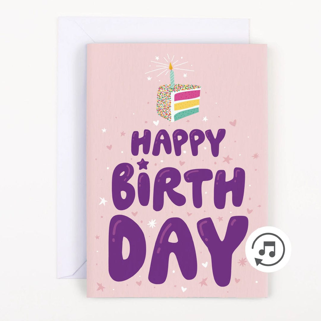 Endless Birthday Cake ๐ฐ๐ - Joker Greeting Prank Card (Glitter + Sound)