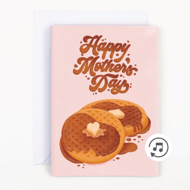 Endless "Never Gonna Give You Up" Mother's Day Card 🎙️🔊 - Joker Greeting Prank Card (Glitter + Sound)