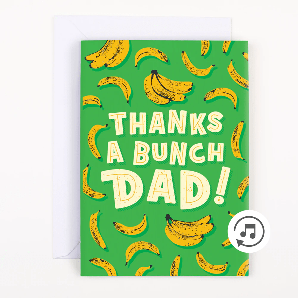 Endless Thank You Dad đ¶đ - Joker Greeting Prank Card (Glitter + Sound)
