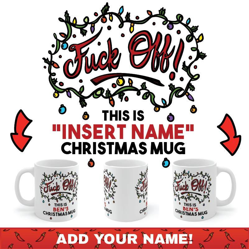 Get Your Own Christmas Mug ๐ - Personalised Coffee Mug