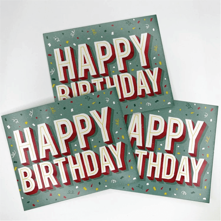Happy Birthday Glitter Trap - 🎉🌟 Surprise Glitter Prank (3 Pack)