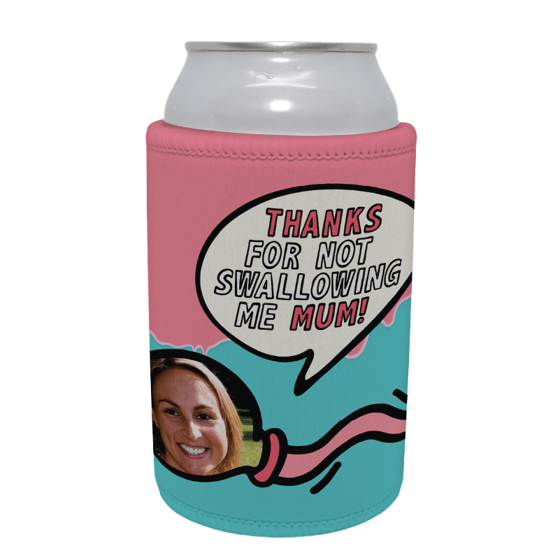 Happy Swimmer F 😶 - Customisable Stubby Holder
