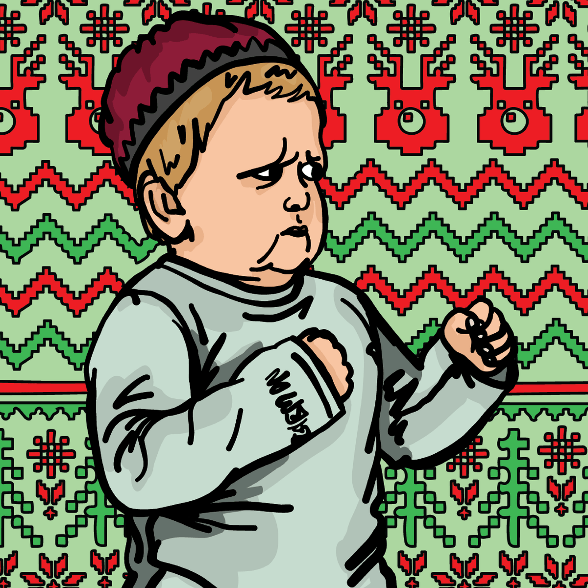 Hasbulla Christmas 🥊🎄 –  Stubby Holder