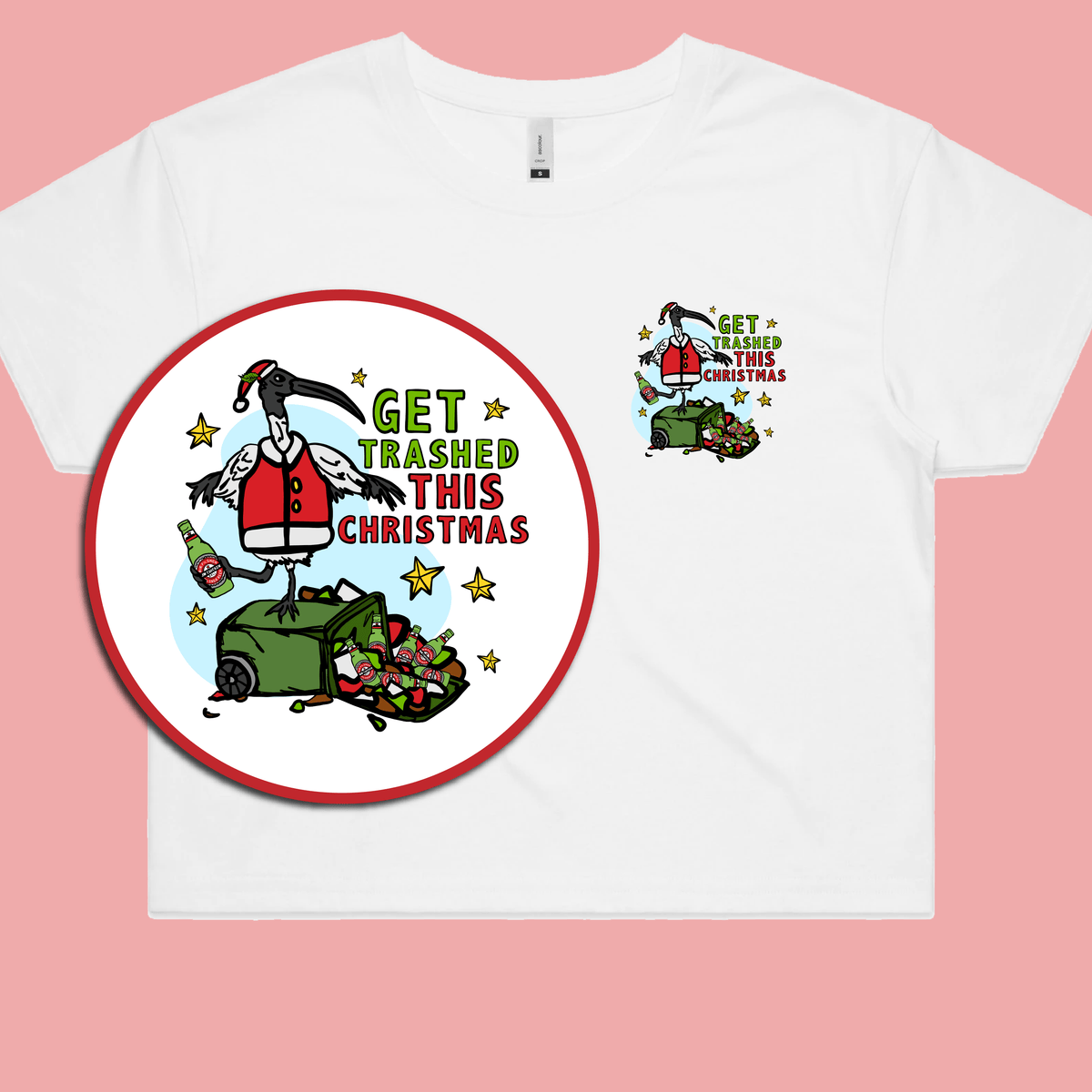 Ibis Christmas 🗑️🎄- Women's Crop Top