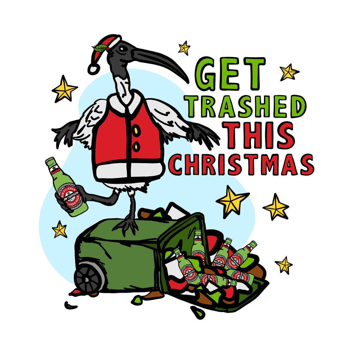 Ibis Christmas 🗑️🎄- Women's T Shirt