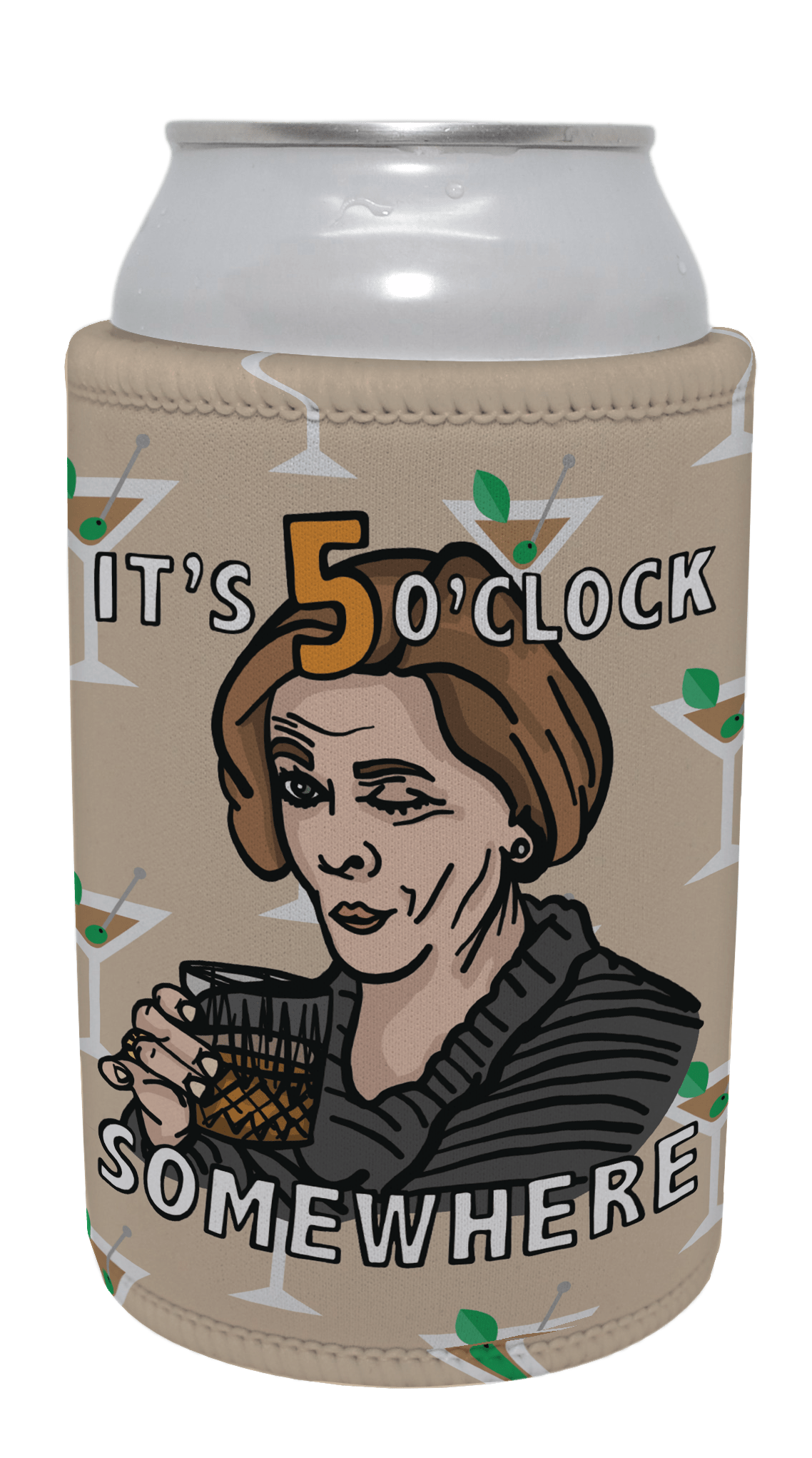 It's 5 o'clock Somewhere ⌚ - Stubby Holder