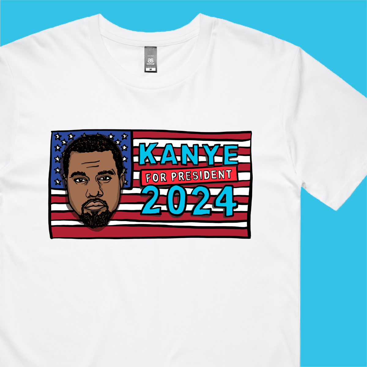 Kanye For President 2024 🗽 - Men's T Shirt