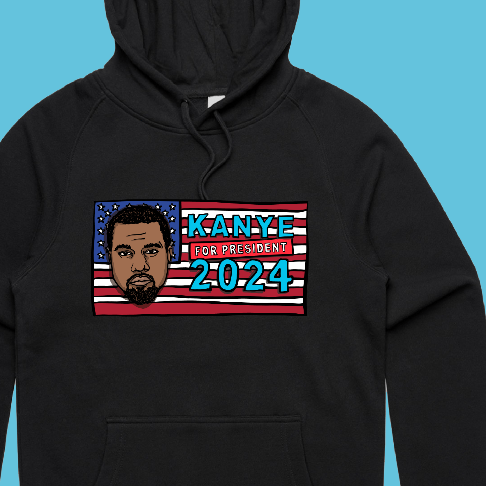 Kanye For President 2024 ๐ฝ - Unisex Hoodie
