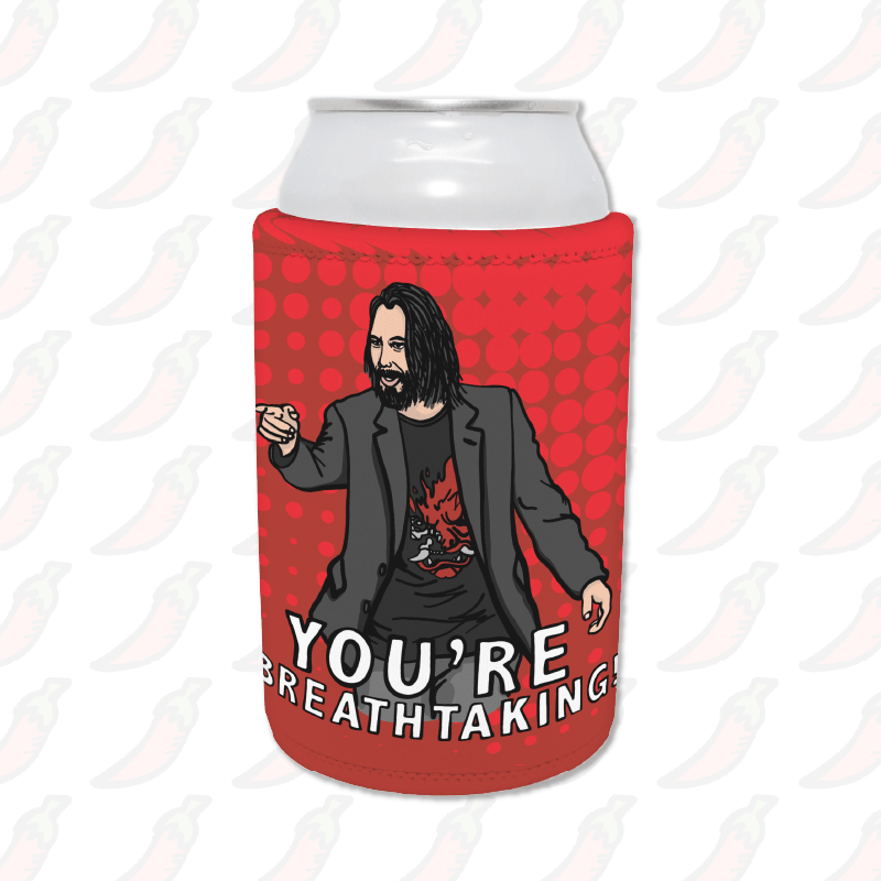 Keanu Breathtaking 👈 - Stubby Holder