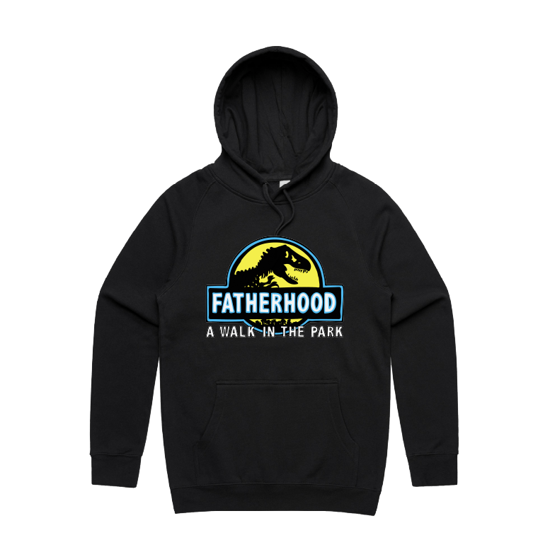 Large Front Design / Black / S Jurassic Dad ๐ฆ - Unisex Hoodie