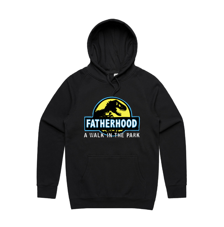 Large Front Design / Black / S Jurassic Dad 🦖 - Unisex Hoodie