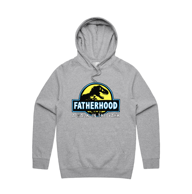 Large Front Design / Grey / S Jurassic Dad 🦖 - Unisex Hoodie