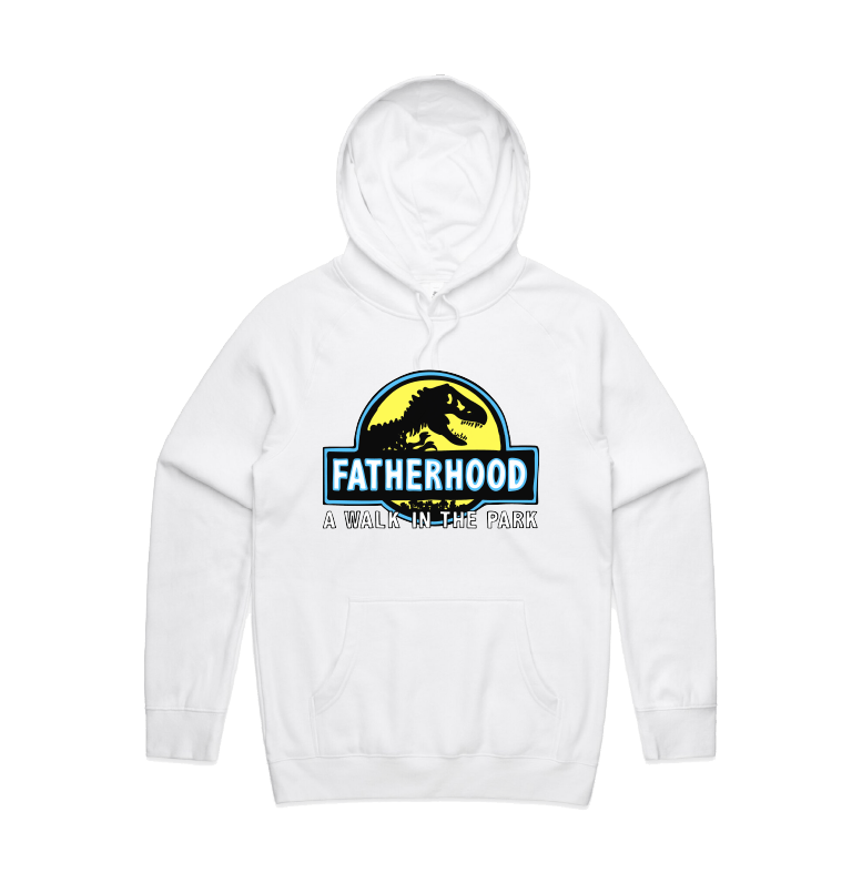 Large Front Design / White / S Jurassic Dad ๐ฆ - Unisex Hoodie