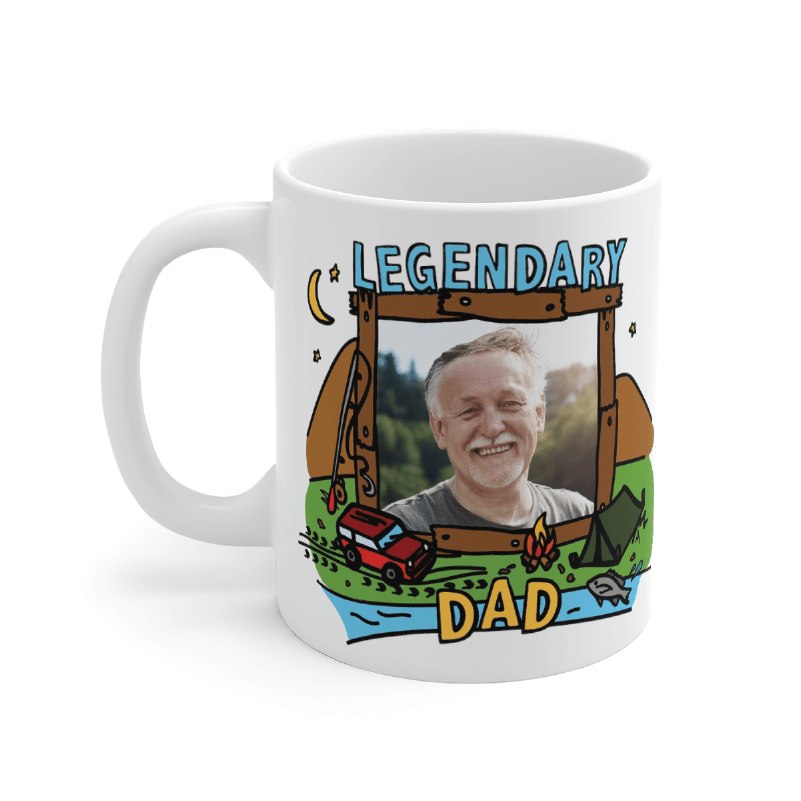 Legendary Dad (Outdoors) 🏕 - Customisable Coffee Mug