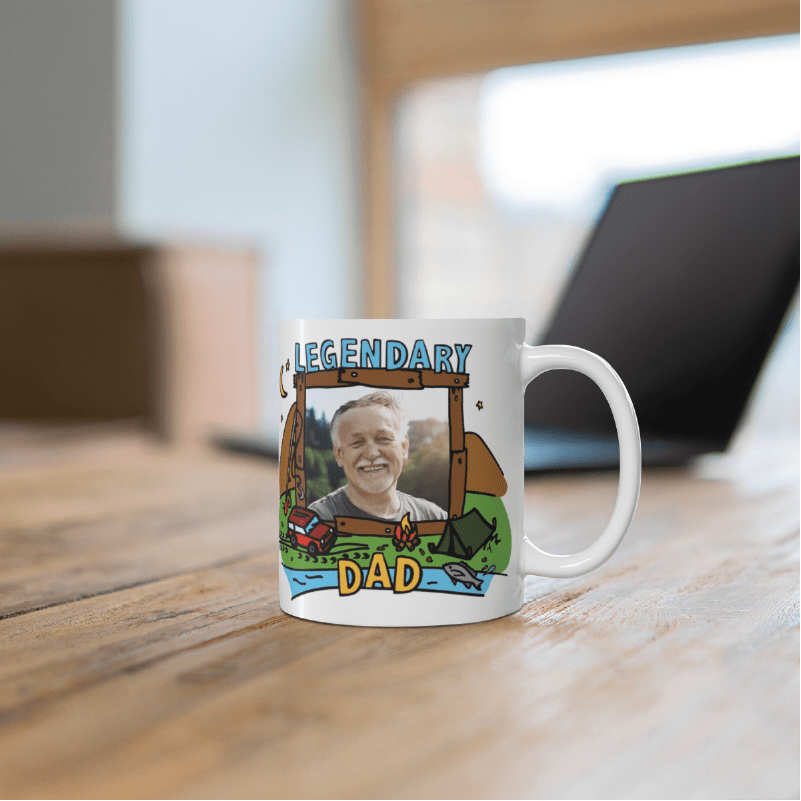 Legendary Dad (Outdoors) 🏕 - Customisable Coffee Mug